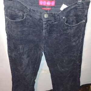 GLO Jeans Women's Dark Gray Corduroy Boot Cut